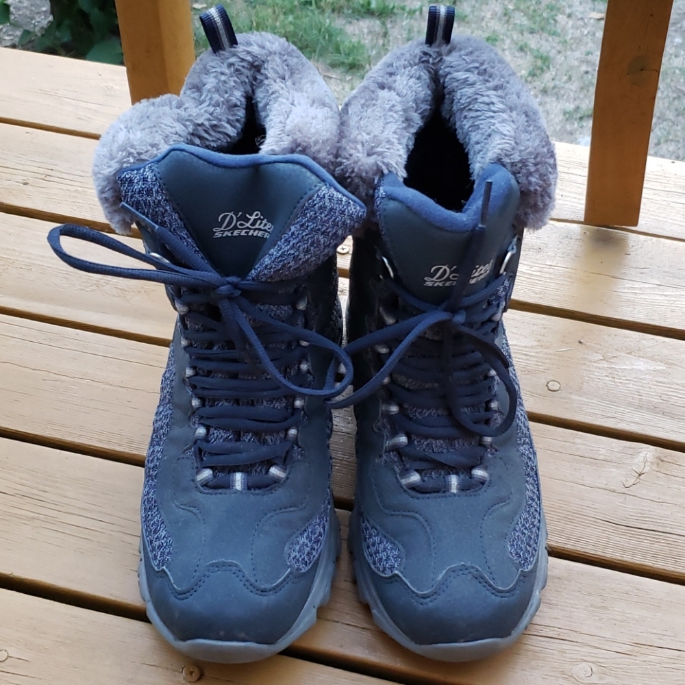 Skechers hiking boots!